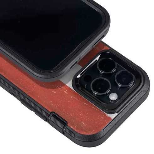 Latvia Flag Distressed Otterbox Defender iPhone Skin